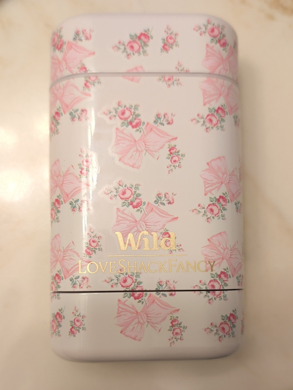 Wild LoveShackFancy White Deodorant Case